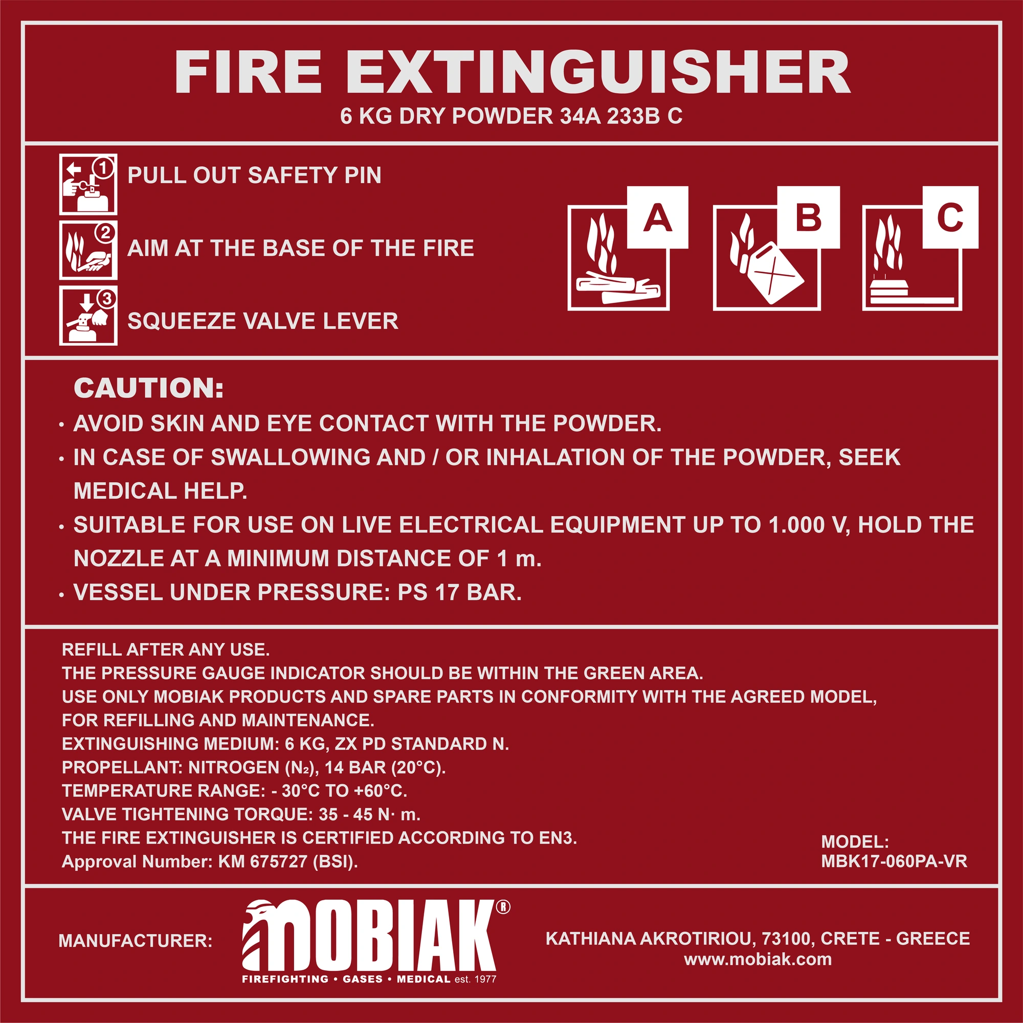 Mobiak 6 KG ABC Powder — view 5